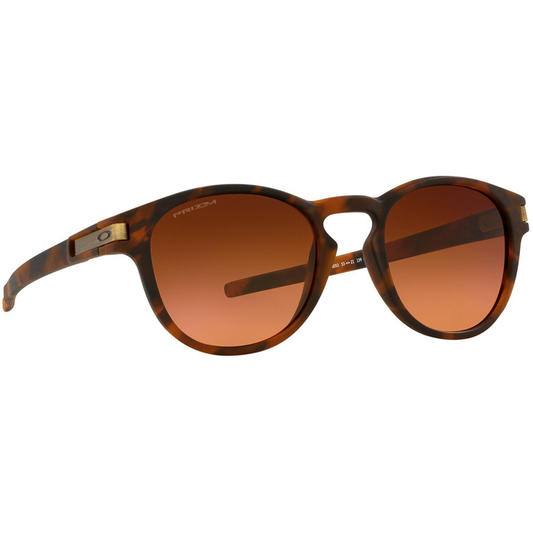 Oakley Latch Sunglasses (Matte Brown Tortoise) Prizm Brown Gradient Lens