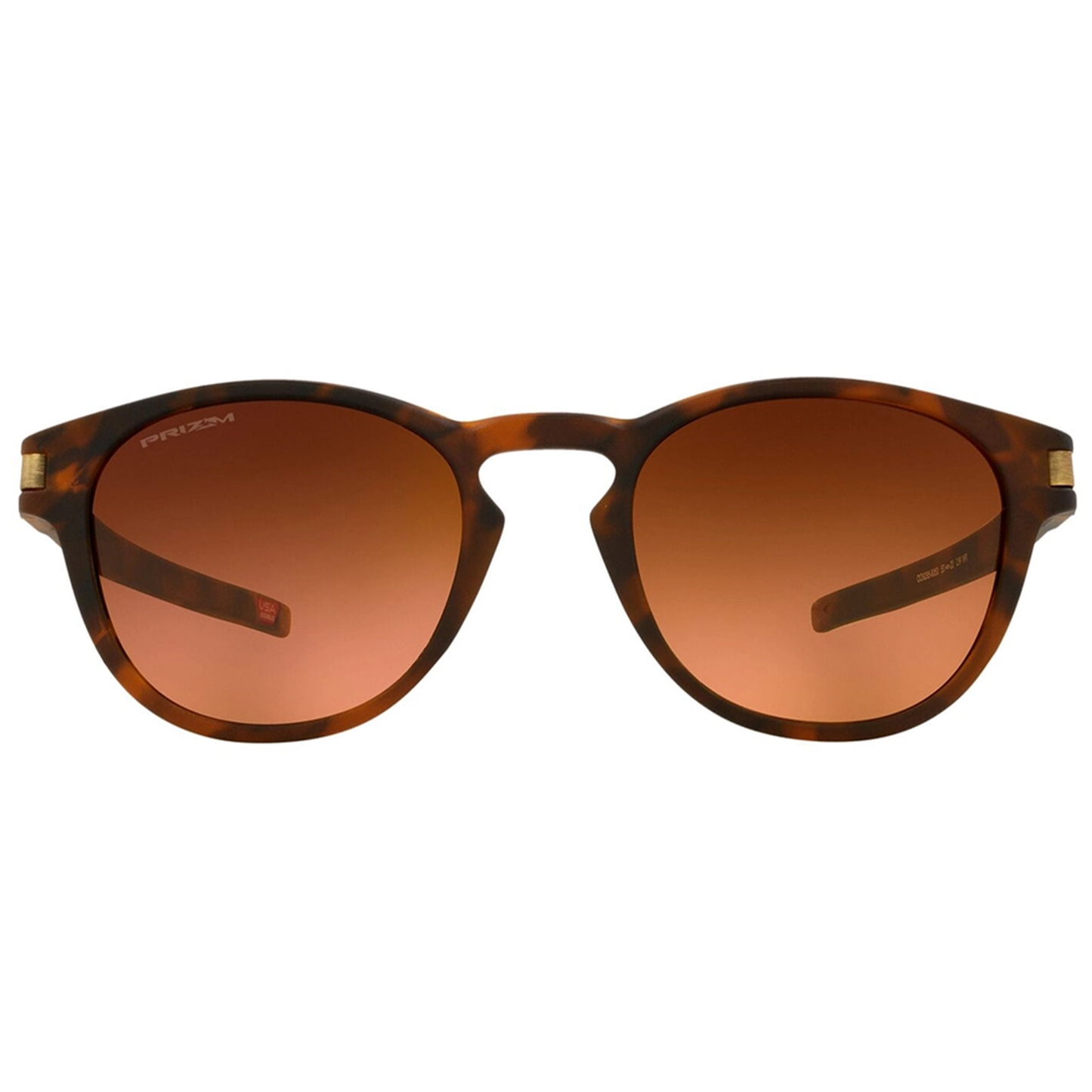 Oakley Latch Sunglasses (Matte Brown Tortoise) Prizm Brown Gradient Lens - Free Case