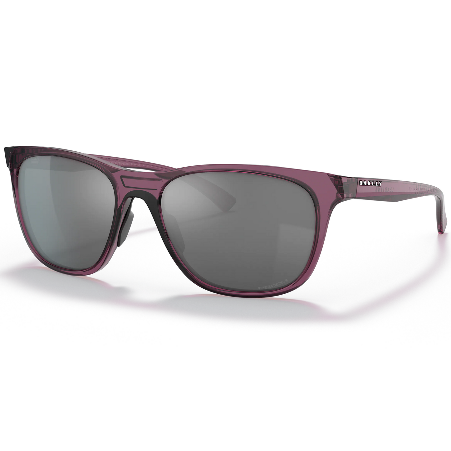 Oakley Leadline Sunglasses (Trans Indigo) Prizm Black Lens - Free Case