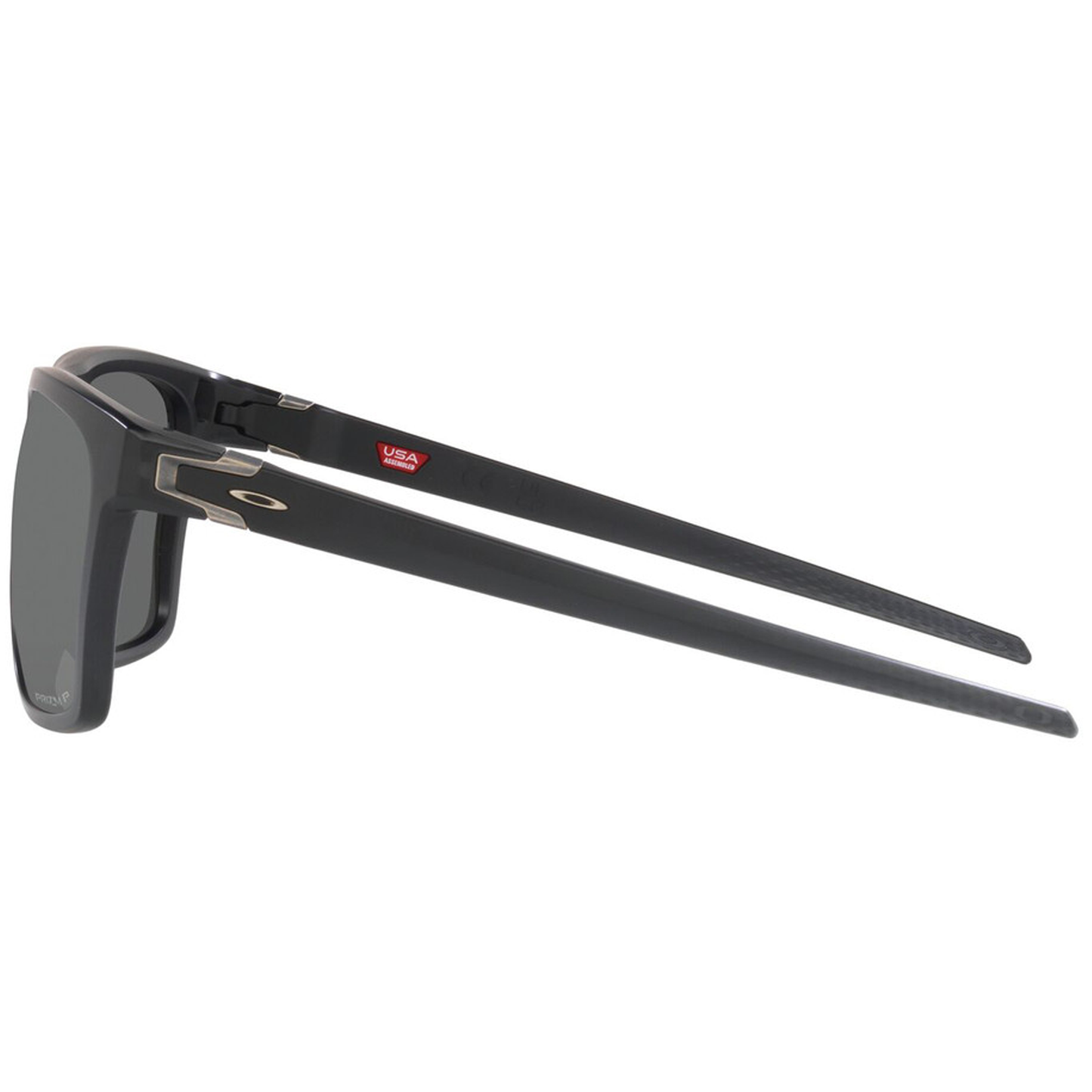 Oakley Leffingwell Sunglasses (Matte Black Ink) Prizm Black Polarized Lens - Free Case