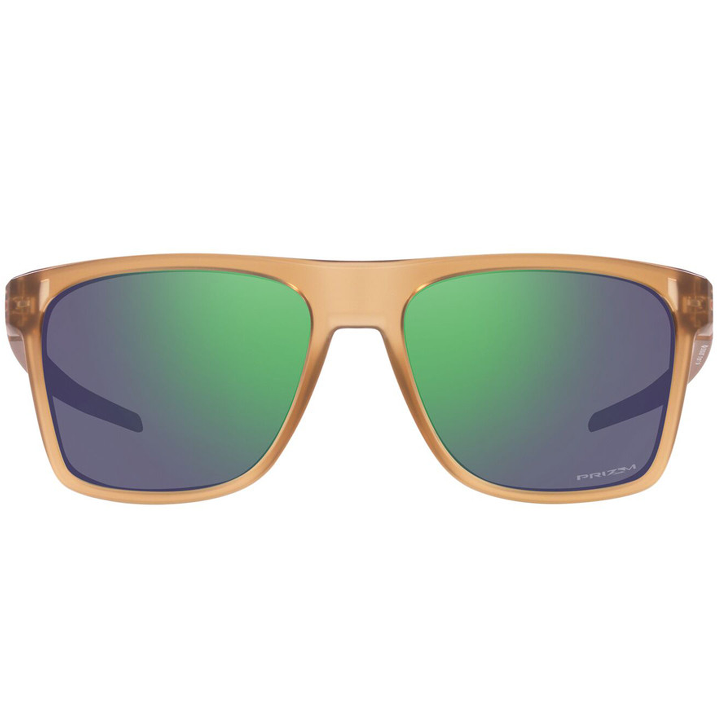 Oakley Leffingwell Sunglasses (Matte Sepia) Prizm Jade Lens - Free Case