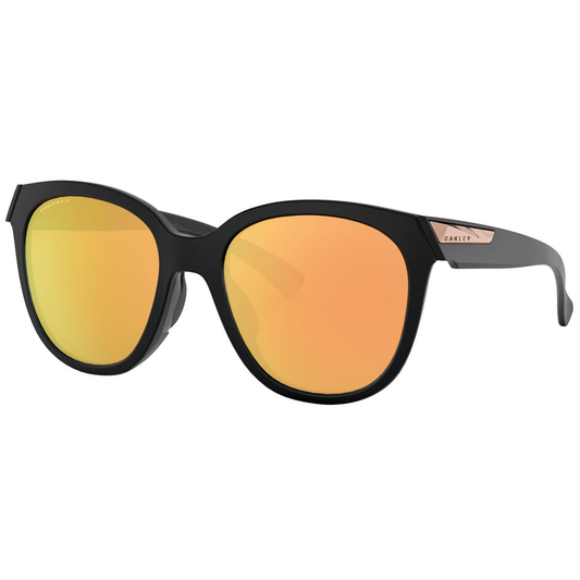 Oakley Low Key Sunglasses (Matte Black) Prizm Rose Gold Polarized Lens