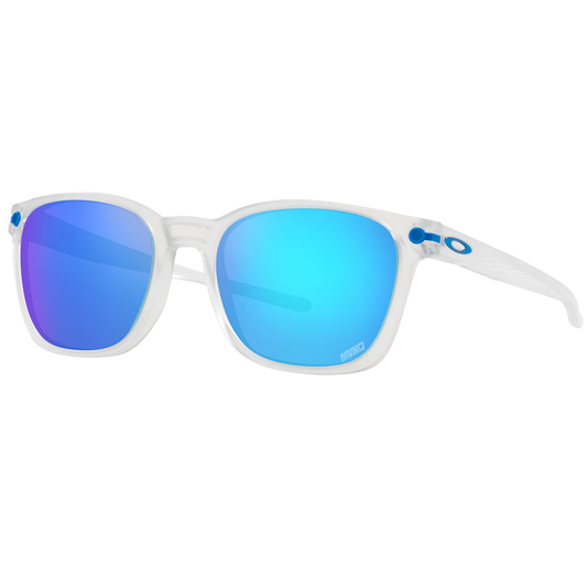 Oakley Ojector Sunglasses (Maverick Vinales Matte Clear) Prizm Sapphire Lens