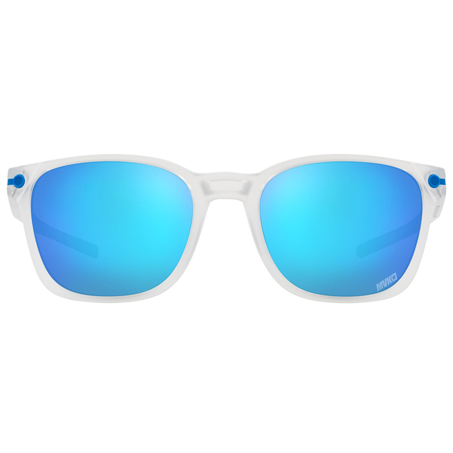 Oakley Ojector Sunglasses (Maverick Vinales Matte Clear) Prizm Sapphire Lens - Free Case