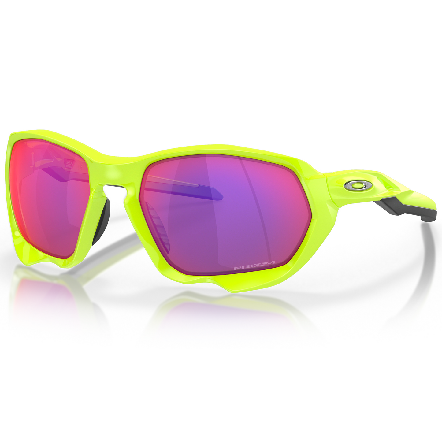 Oakley Plazma Sunglasses (Matte Retina Burn) Prizm Road Lens