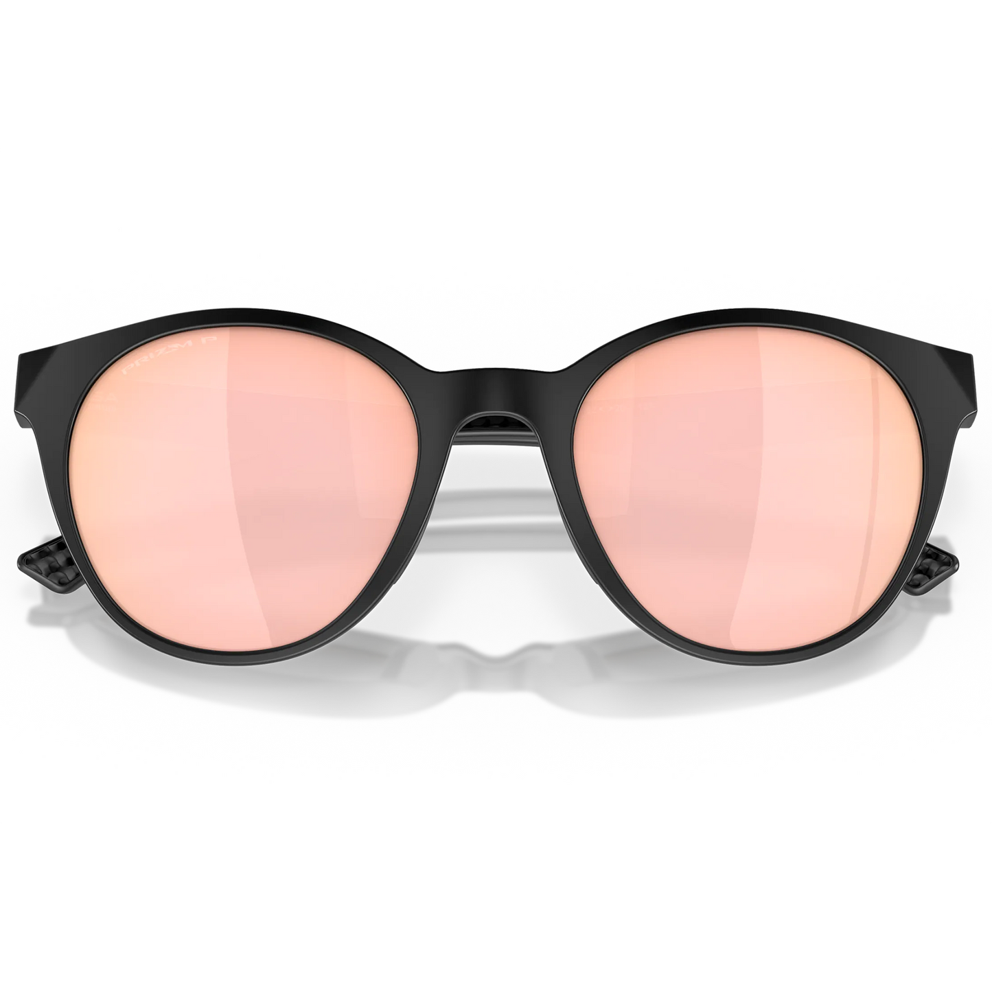 Oakley Spindrift Sunglasses (Matte Black) Prizm Rose Gold Polarized Lens - Free Case