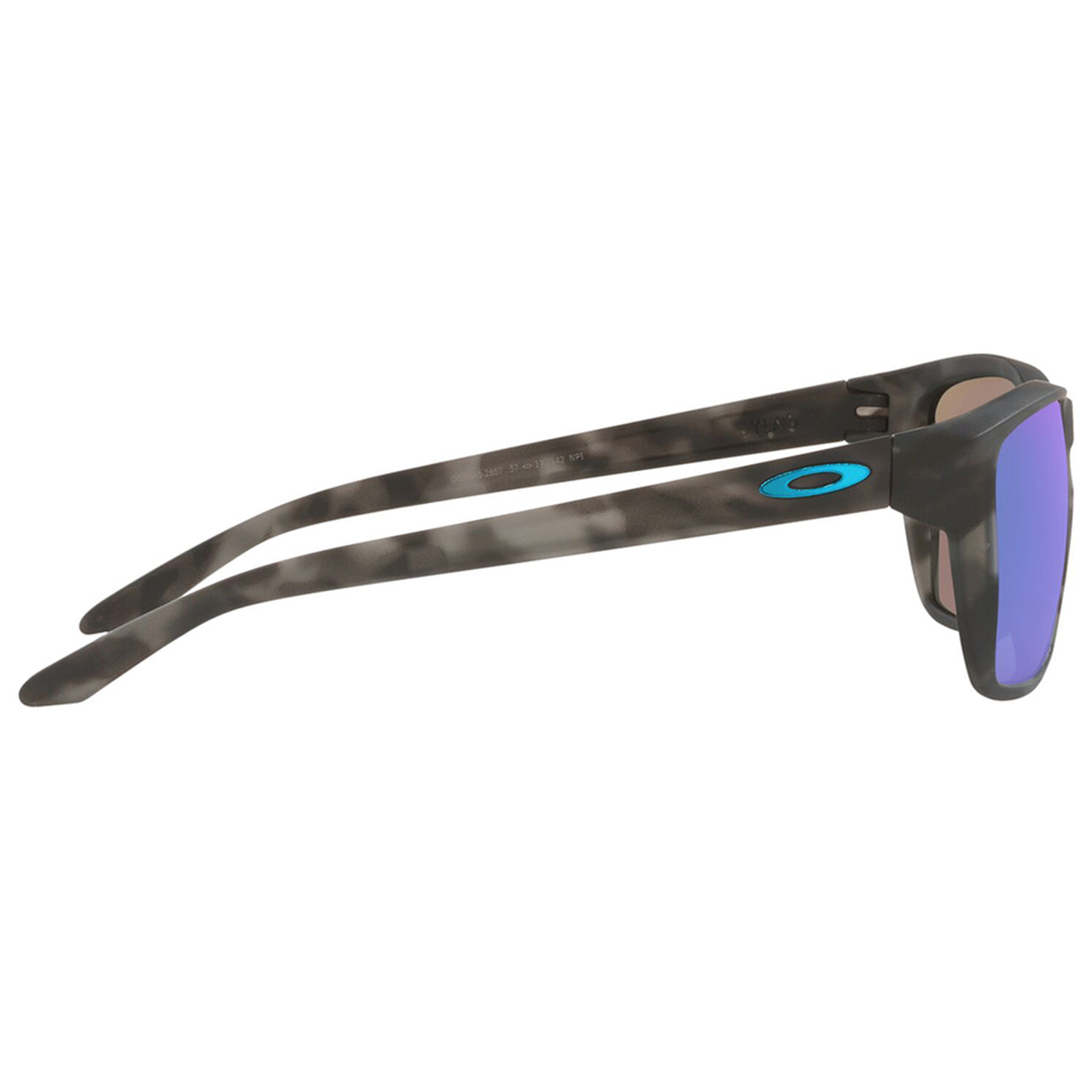 Oakley Sylas Sunglasses (Matte Black Tortoise) Prizm Sapphire Polarized Lens