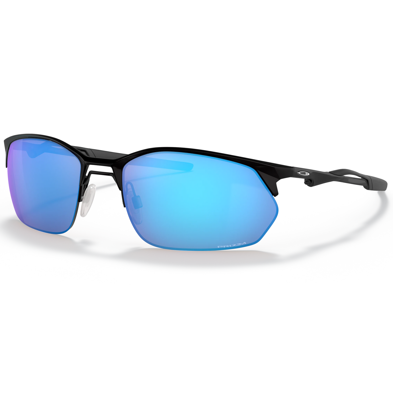 Oakley Wire Tap 2.0 Sunglasses (Satin Black) Prizm Sapphire Lens Oakley Wire Tap 2.0 Sunglasses (Satin Black) Prizm Sapphire Lens