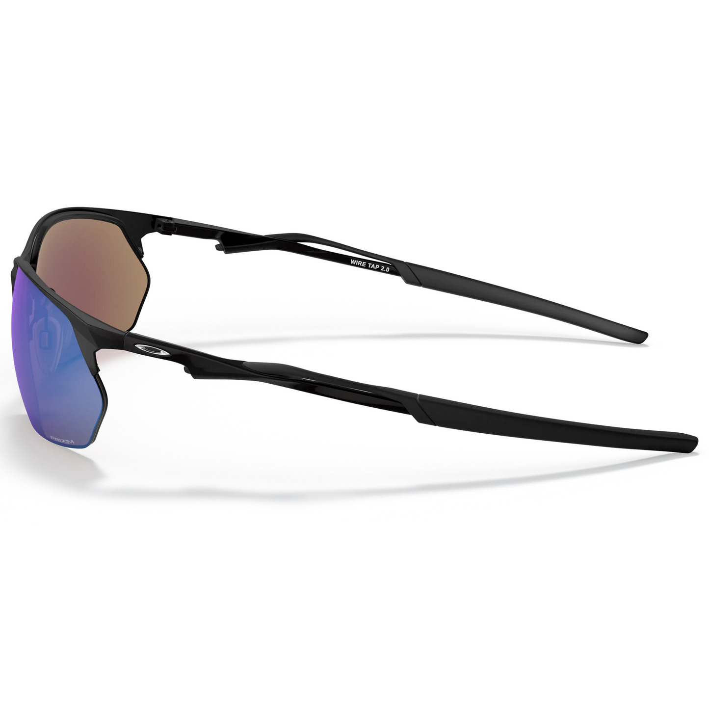 Oakley Wire Tap 2.0 Sunglasses (Satin Black) Prizm Sapphire Lens