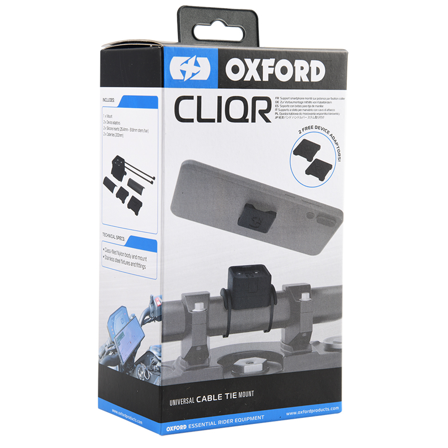 Oxford CLIQR Motorcycle Cable Tie Mount