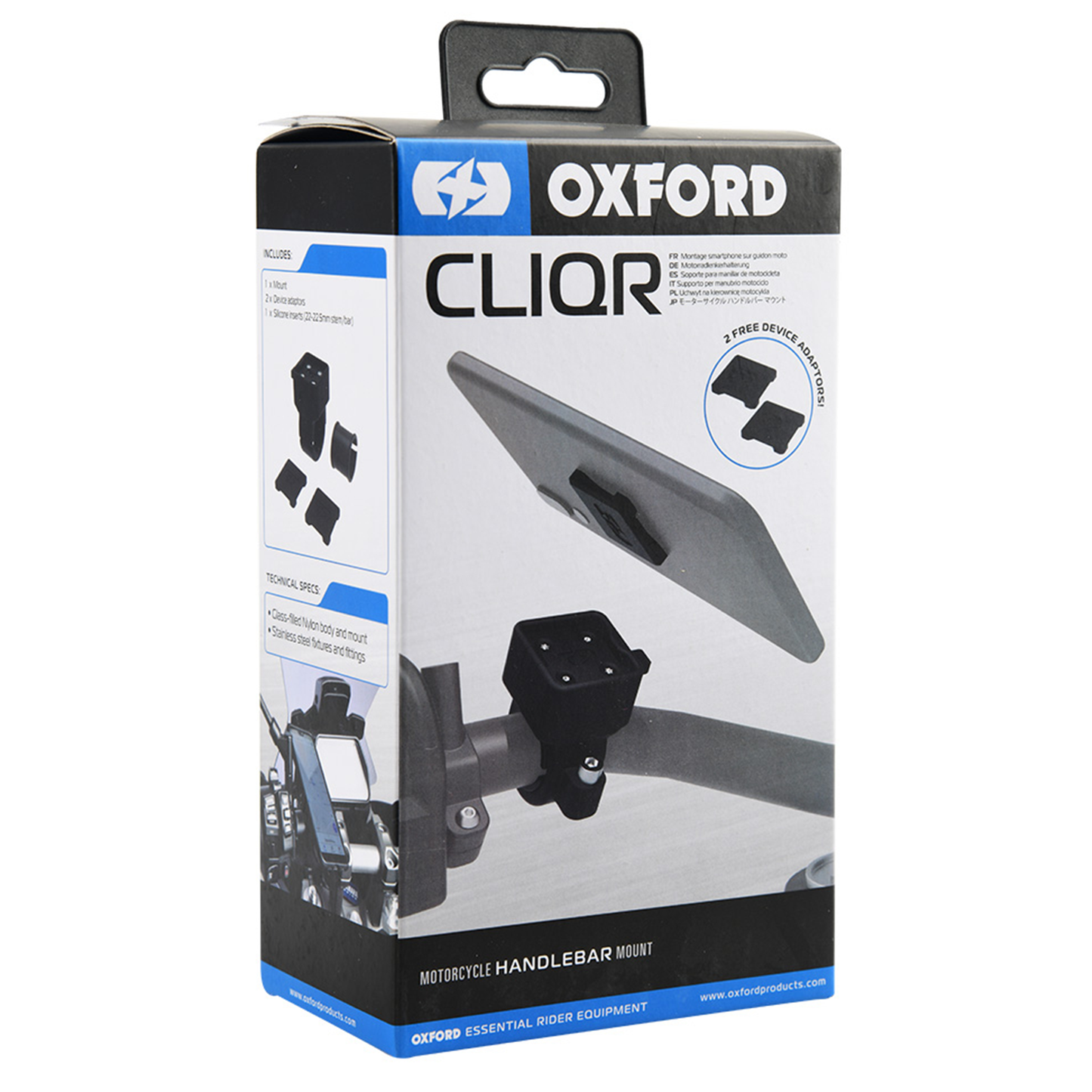 Oxford CLIQR Motorcycle Handlebar Mount