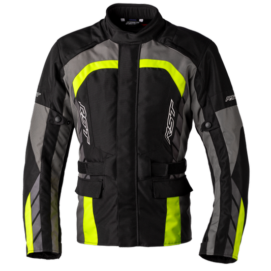 RST Alpha 5 Textile Jacket - Black/Flo Yellow
