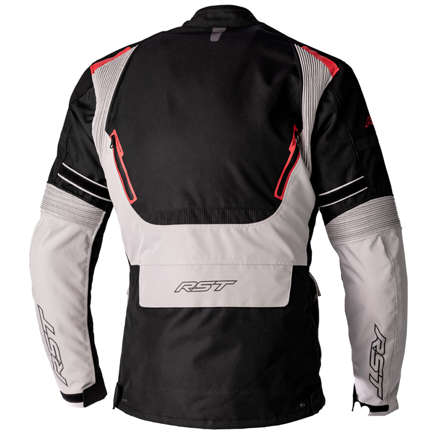 RST Endurance Men's Textile Jacket - Black/Silver/Red