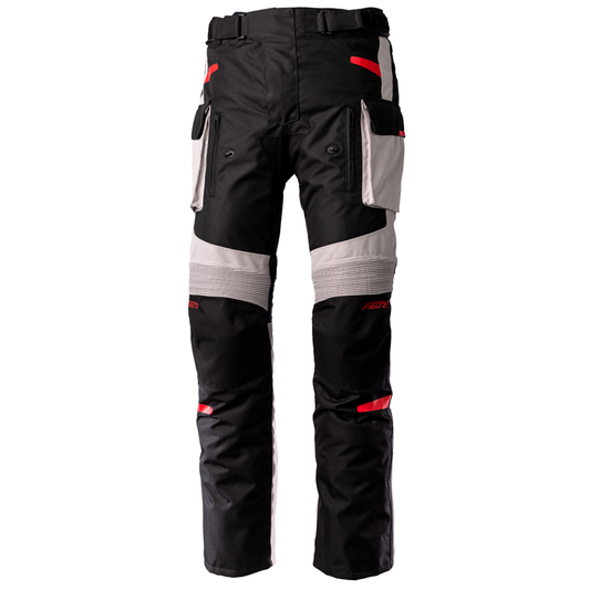 RST Endurance Men's Textile Jeans - Black/Silver/Red