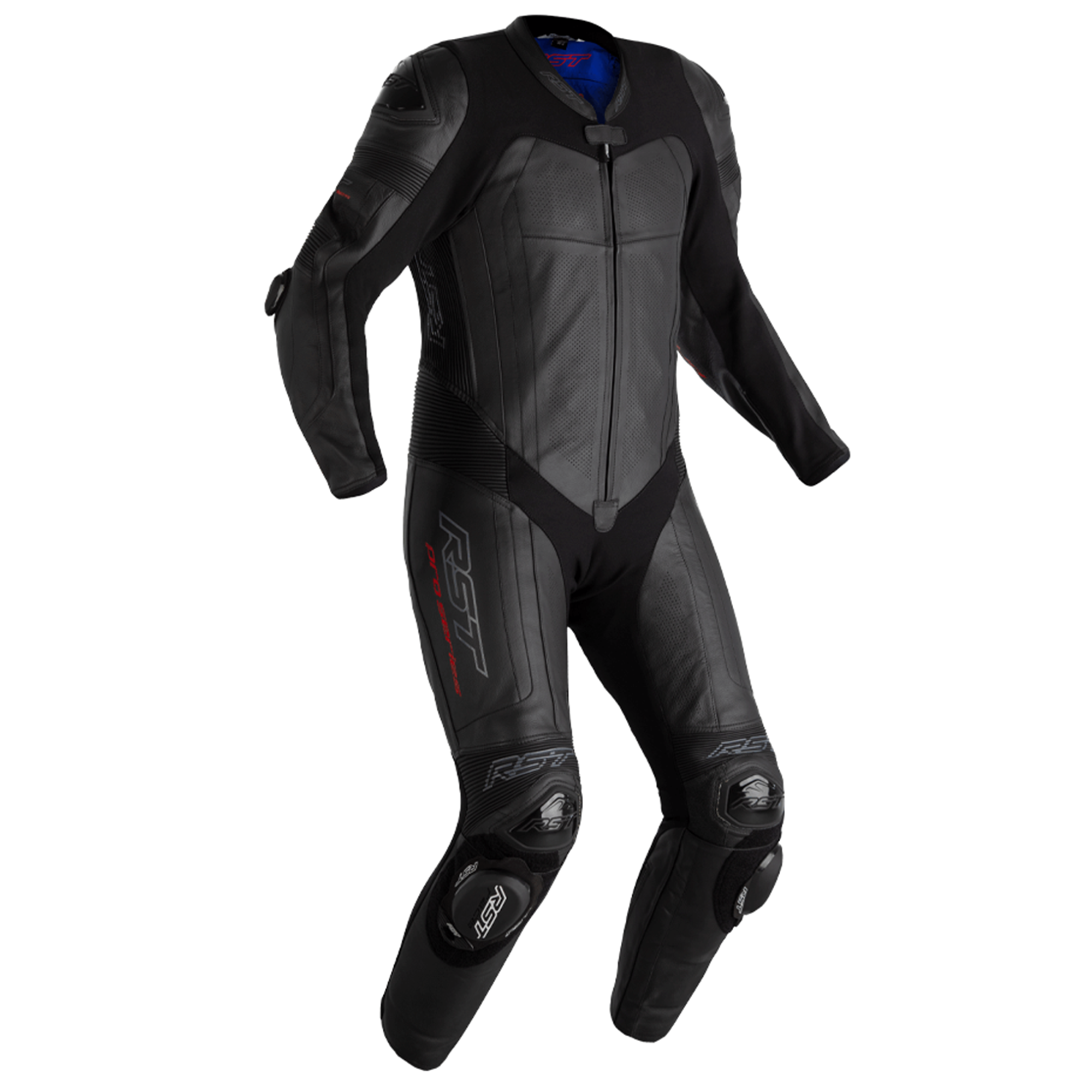 RST Pro Series Evo Airbag Men's Leather Suit - Black | Gearchange ...