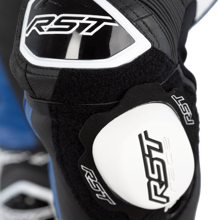 RST Pro Series Evo Airbag Men's Leather Suit - Black/White/Blue ...