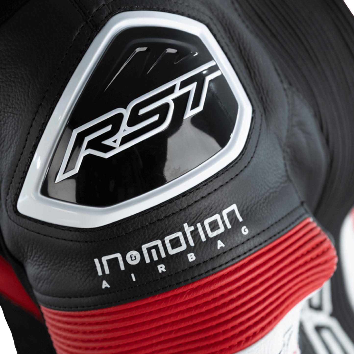 RST Pro Series Evo Airbag Men's Leather Suit - Black/White/Red – Gear ...