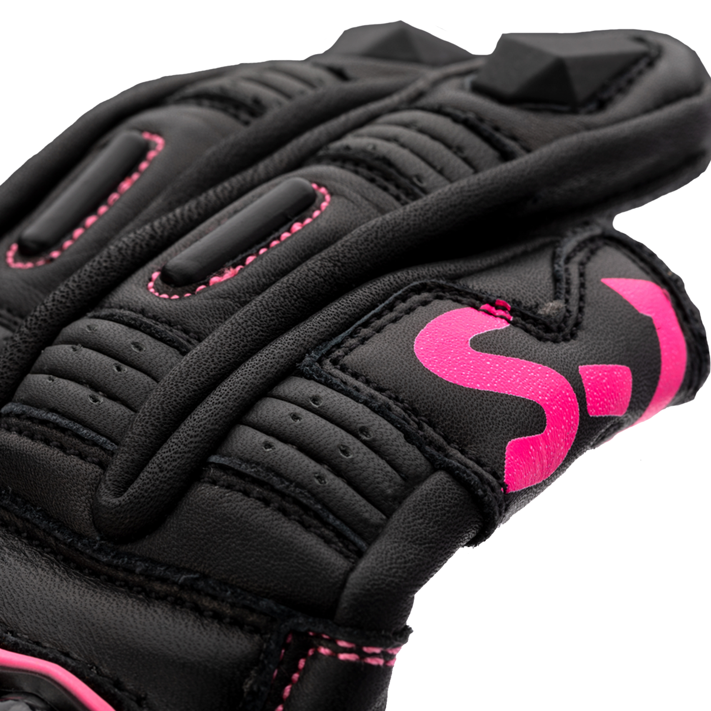 RST S1 CE Ladies Gloves - Black/Neon Pink (3060)