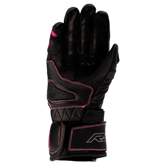 RST S1 CE Ladies Gloves - Black/Neon Pink (3060)