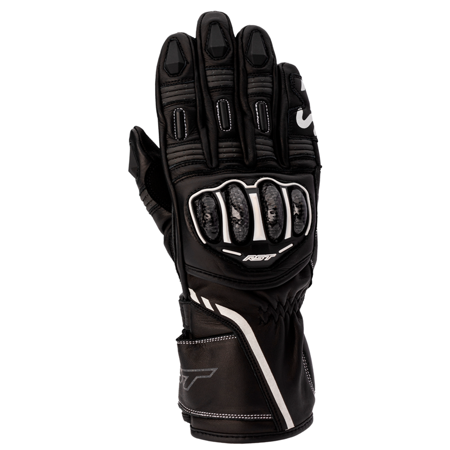 RST S1 CE Ladies Gloves - Black/White (3060)