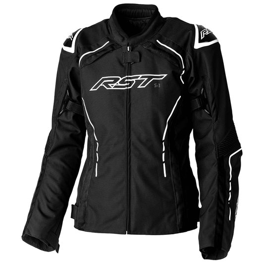 RST S1 Textile Ladies Jacket - Black/White