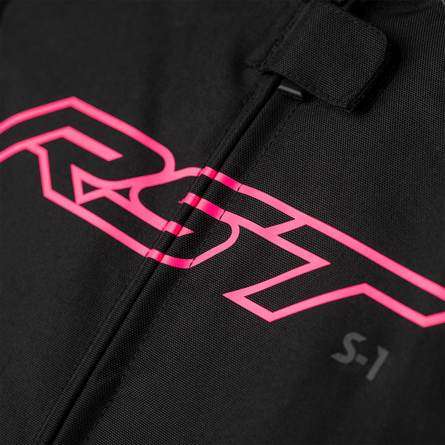 RST S1 Mesh Textile Ladies Jacket - Black/Neon Pink