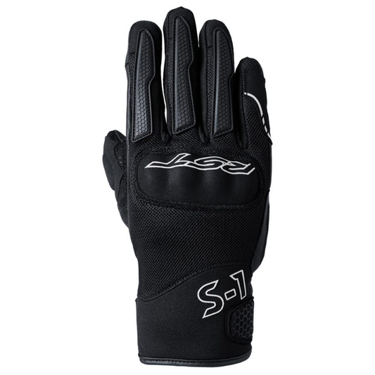 RST S1 Mesh (CE) Gloves - Black/Black/White