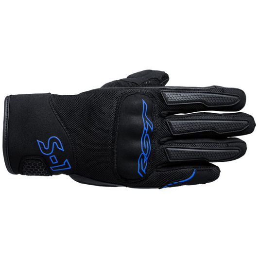 RST S1 Mesh (CE) Gloves - Black/Neon Blue