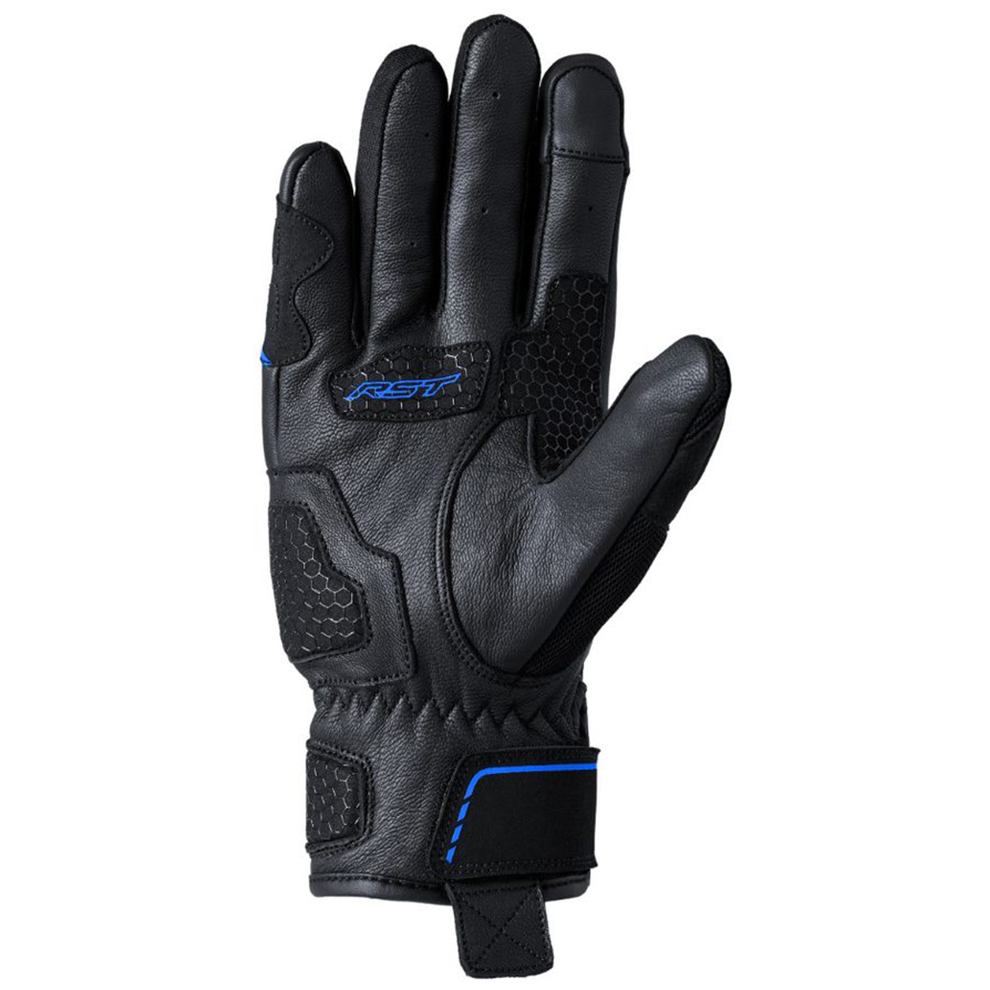 RST S1 Mesh (CE) Gloves - Black/Neon Blue