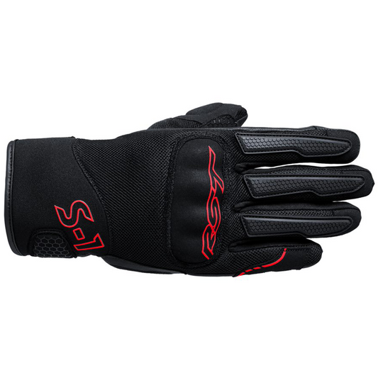 RST S1 Mesh (CE) Gloves - Black/Red