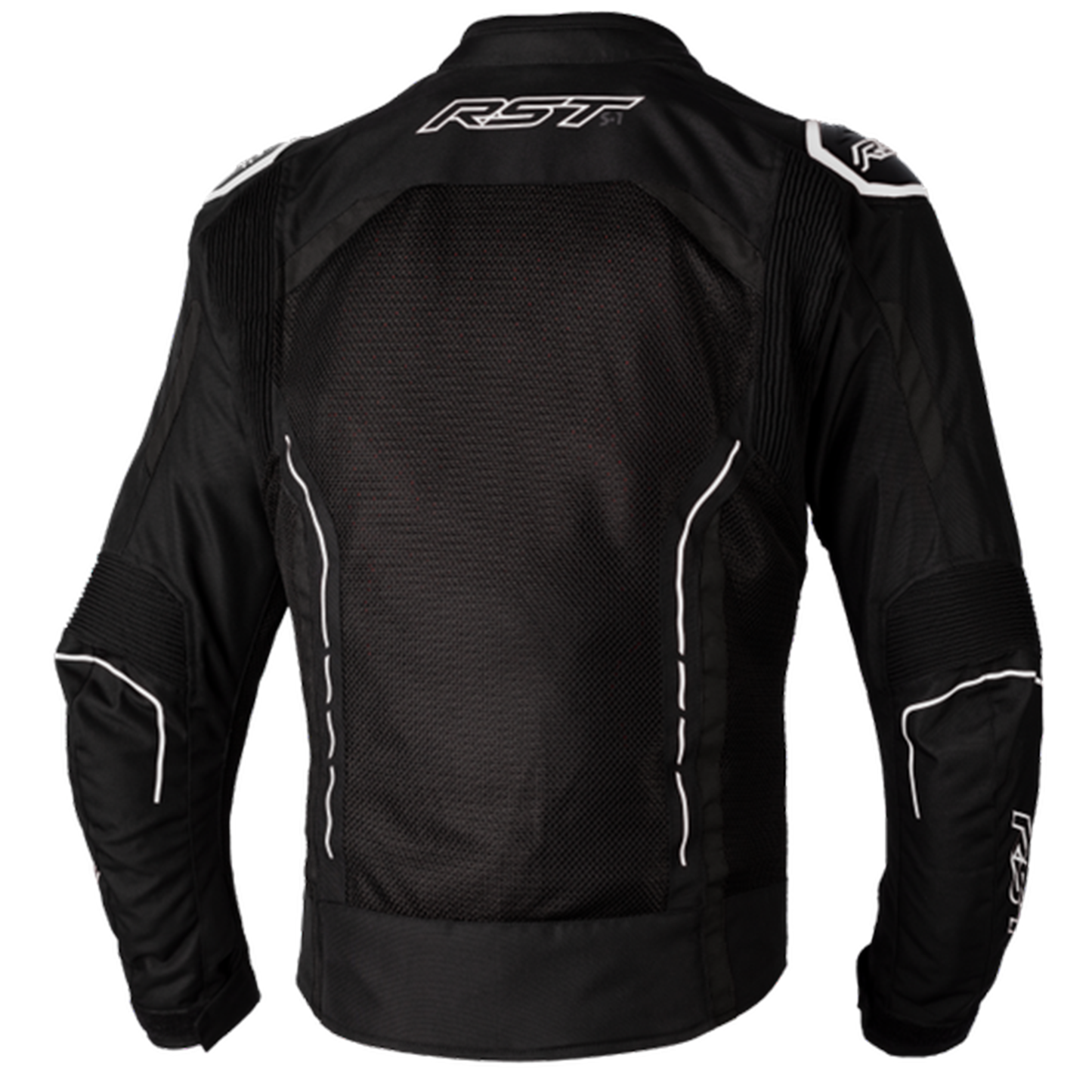 RST S1 Mesh (CE) Men's Textile Jacket - Black/White (3117)