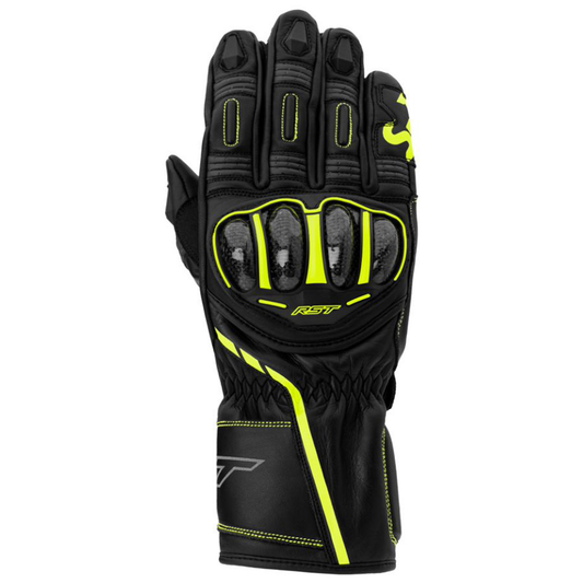 RST S1 CE Men's Gloves - Black/Grey/Flo Yellow (3033)