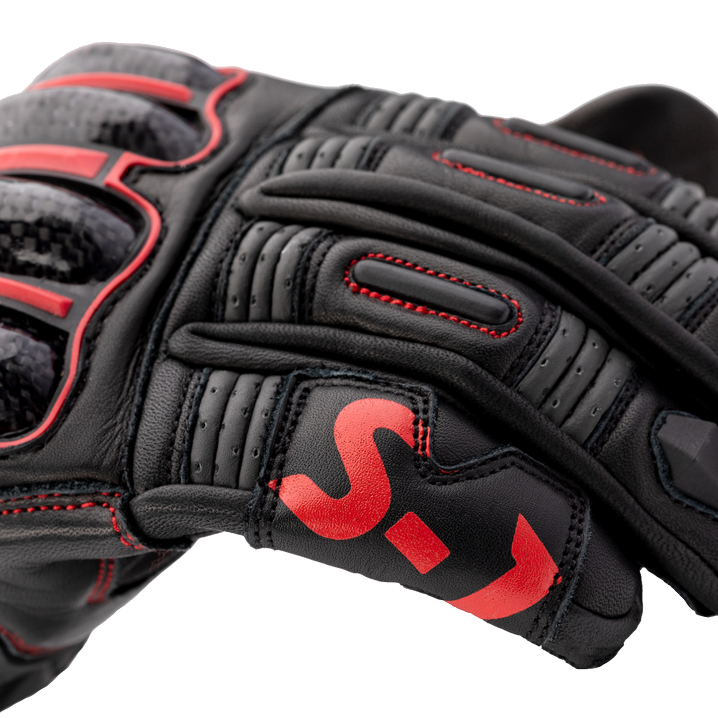 RST S1 CE Men's Gloves - Black/Grey/Red (3033)