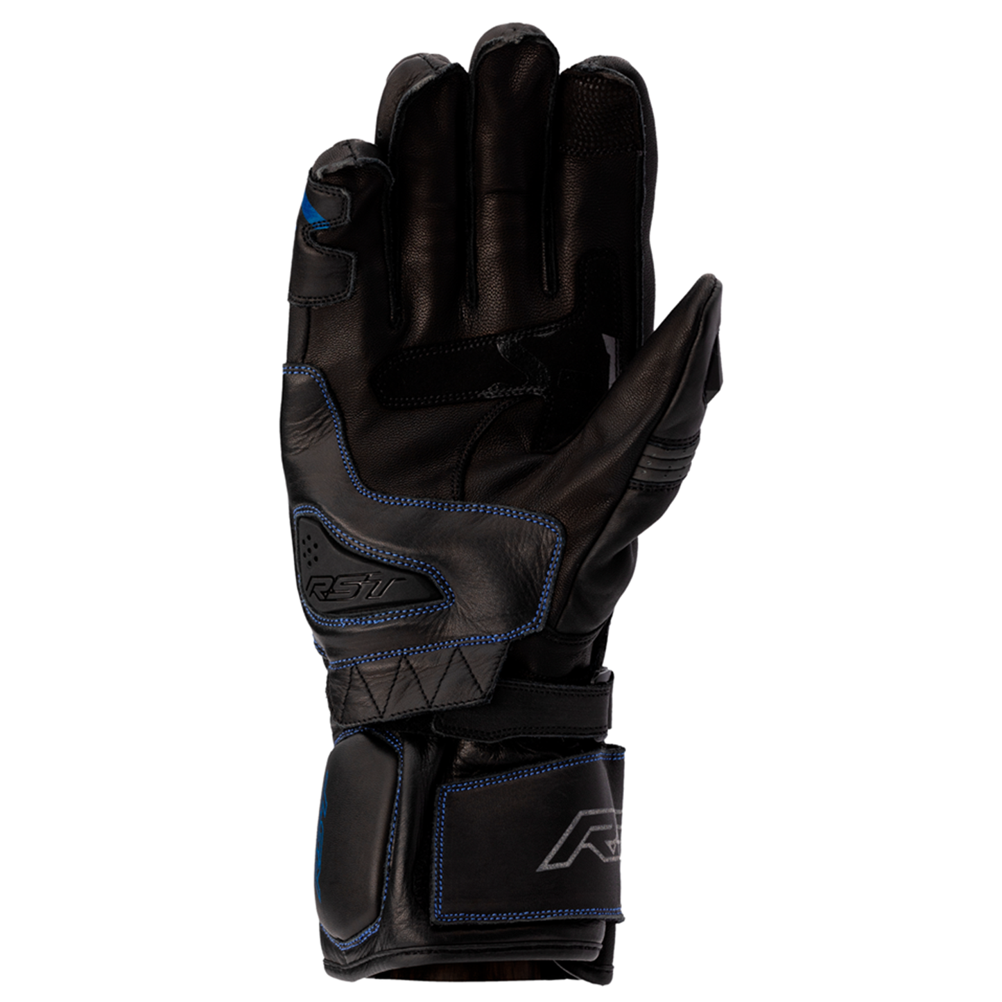 RST S1 CE Men's Gloves - Black/Grey/Neon Blue (3033)