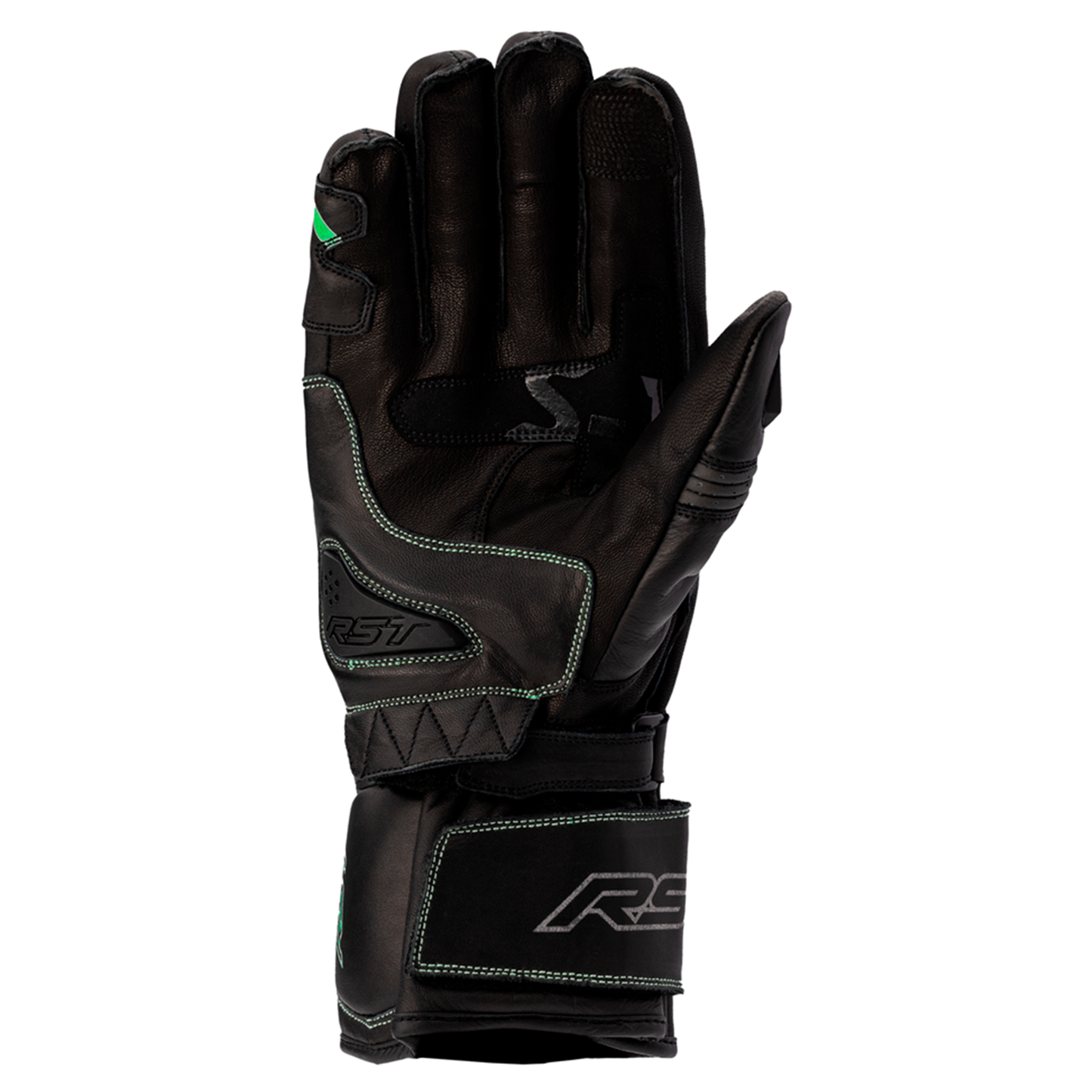 RST S1 CE Men's Gloves - Black/Grey/Neon Green (3033)