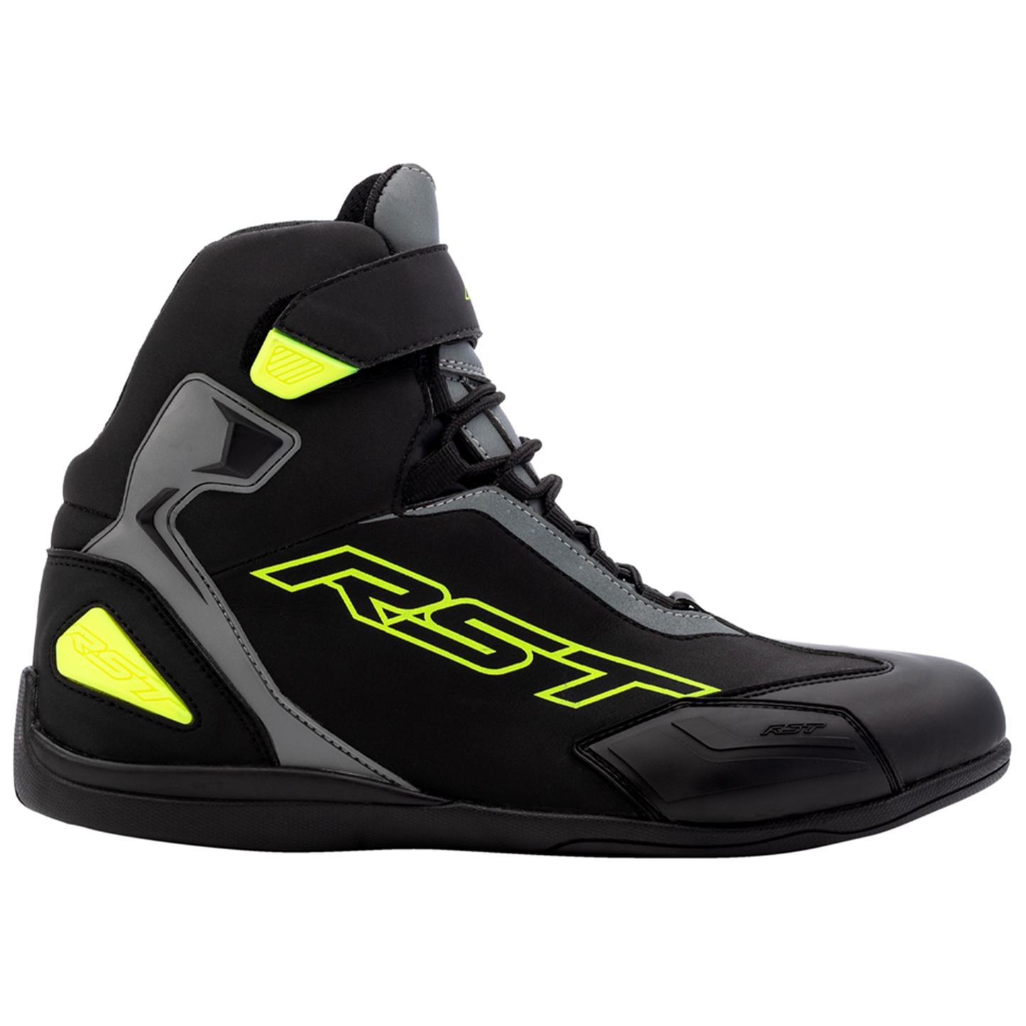 RST Sabre Moto Shoe Men's (CE) Boots - Black/Grey/Flo Yellow (3053)