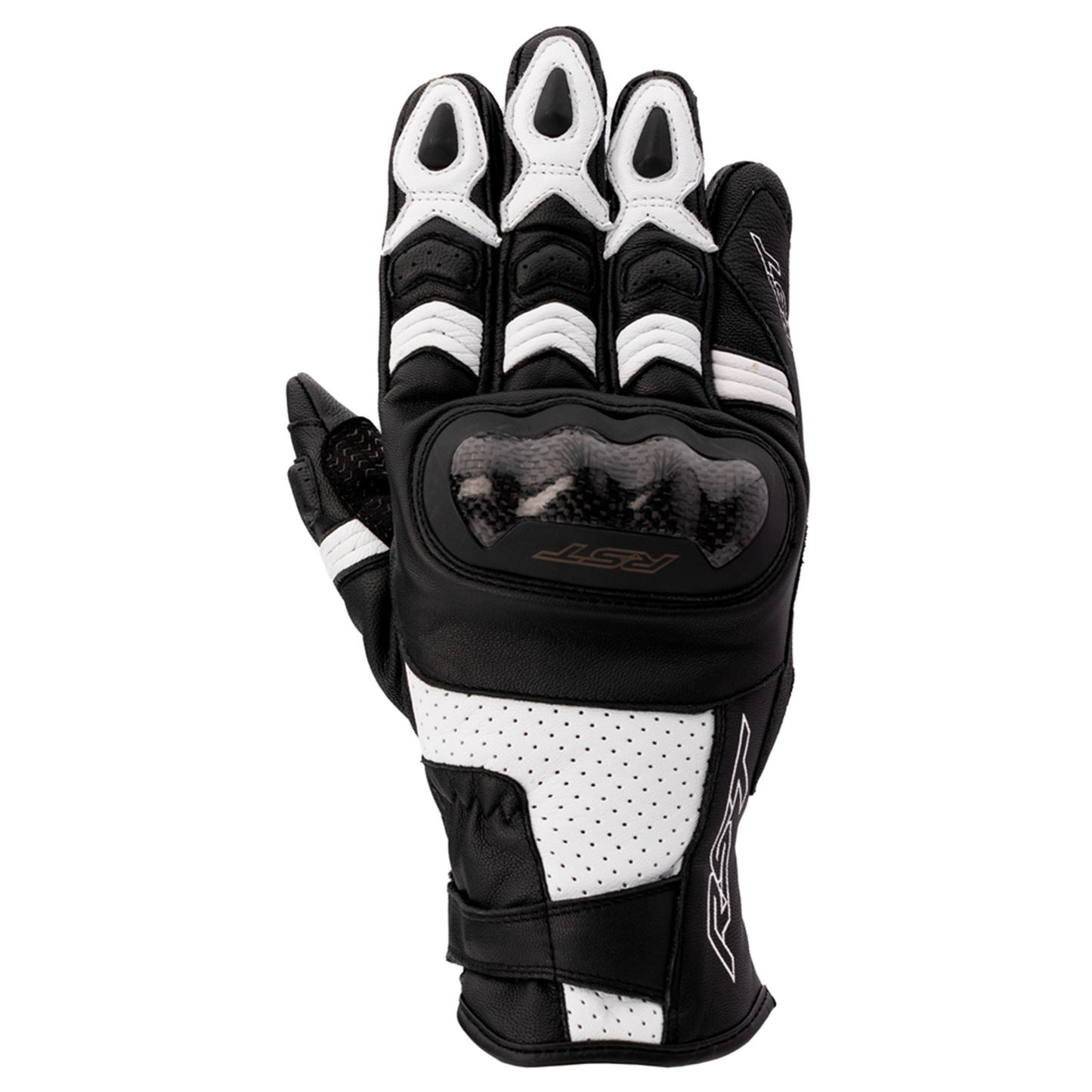 RST Shortie CE Mens Glove - Black/White (3047)