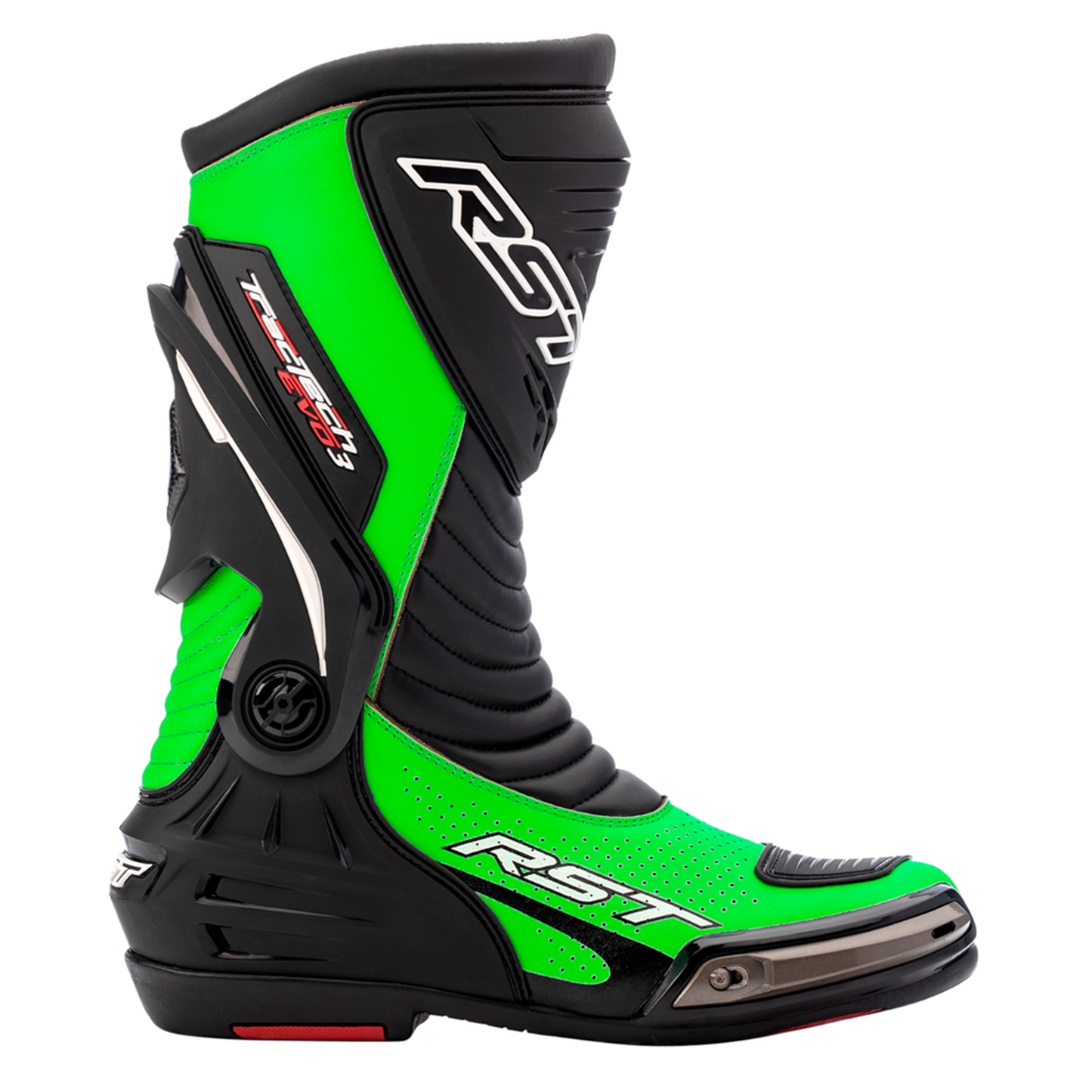 RST Tractech Evo III 3 CE Boots - Neon Green/Black (2101)