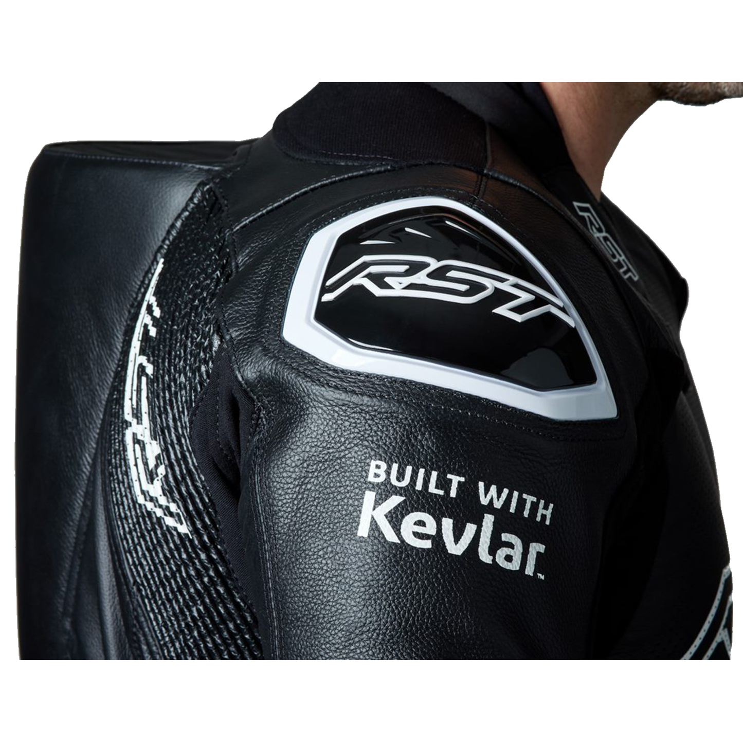 RST V4.1 Evo Kangaroo Airbag Men's Leather Suit - Black