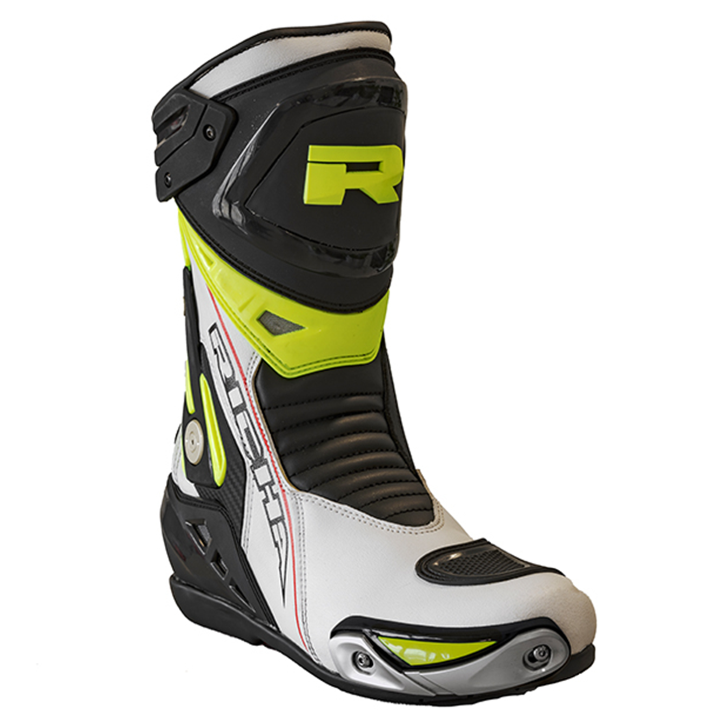 Richa Blade Waterproof Boots - White/Black/Flo Yellow