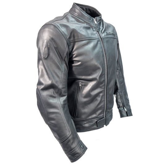 Richa Cafe Leather Jacket - Black