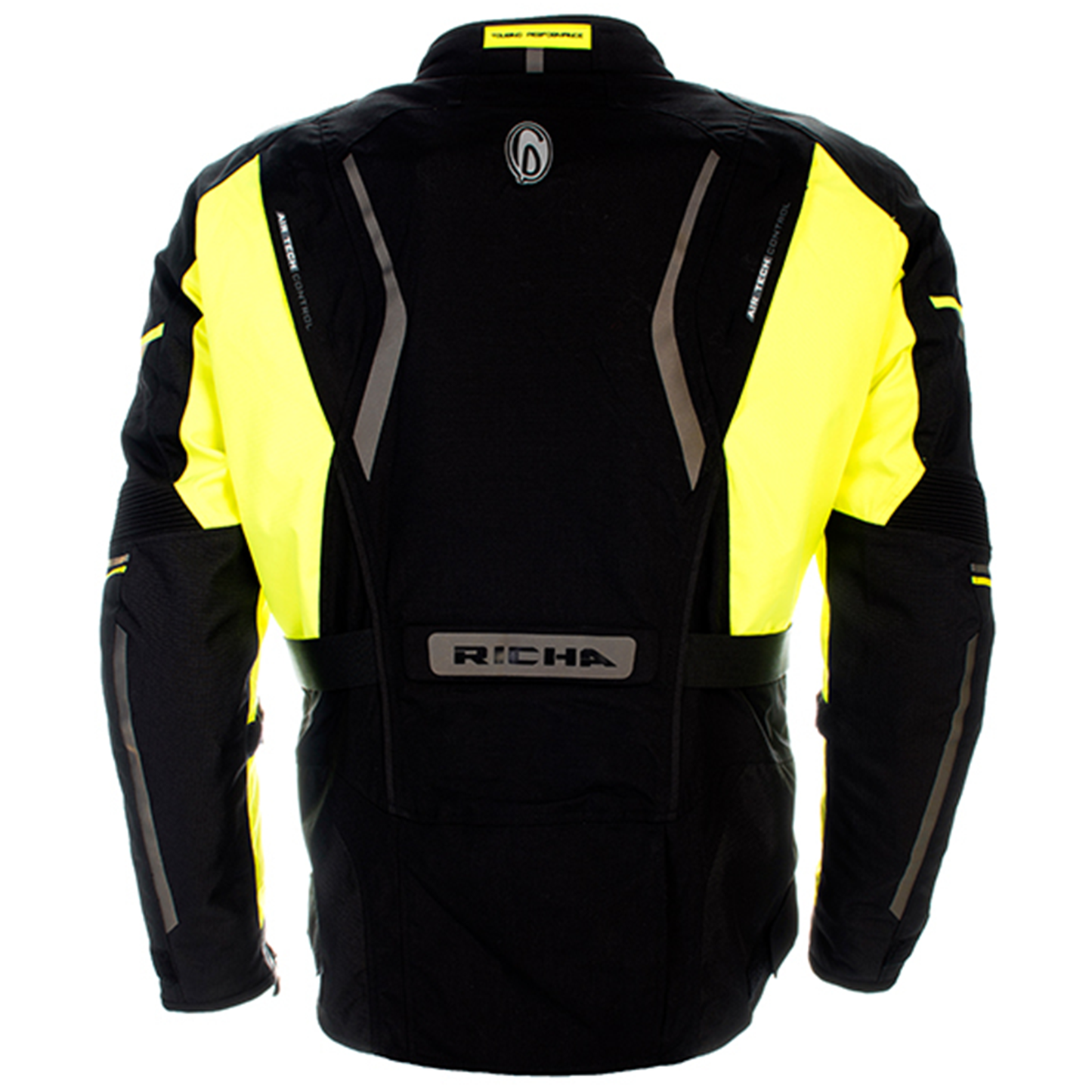Richa Infinity 2 Textile Jacket - Black/Flo Yellow
