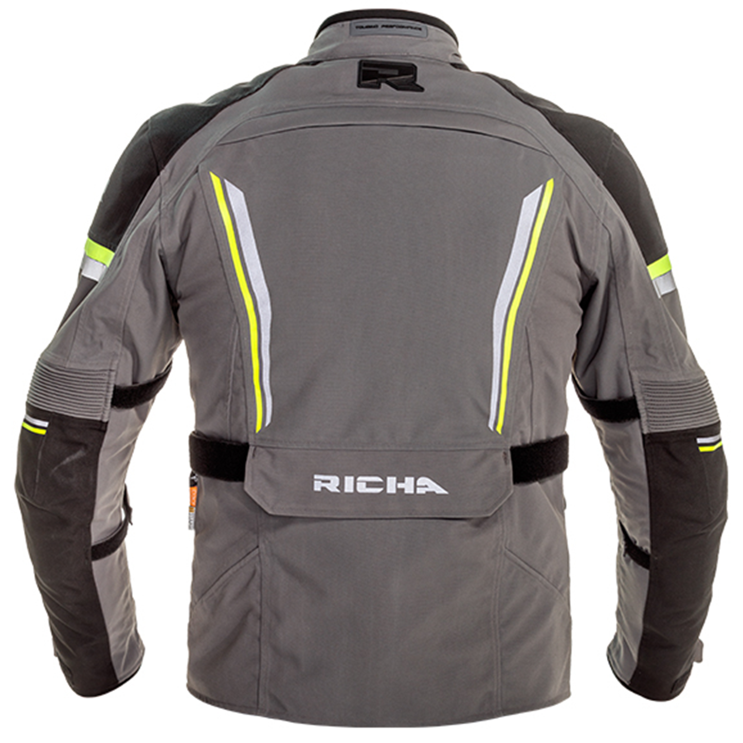 Richa Infinity 2 Pro Textile Jacket - Titanium/Flo Yellow