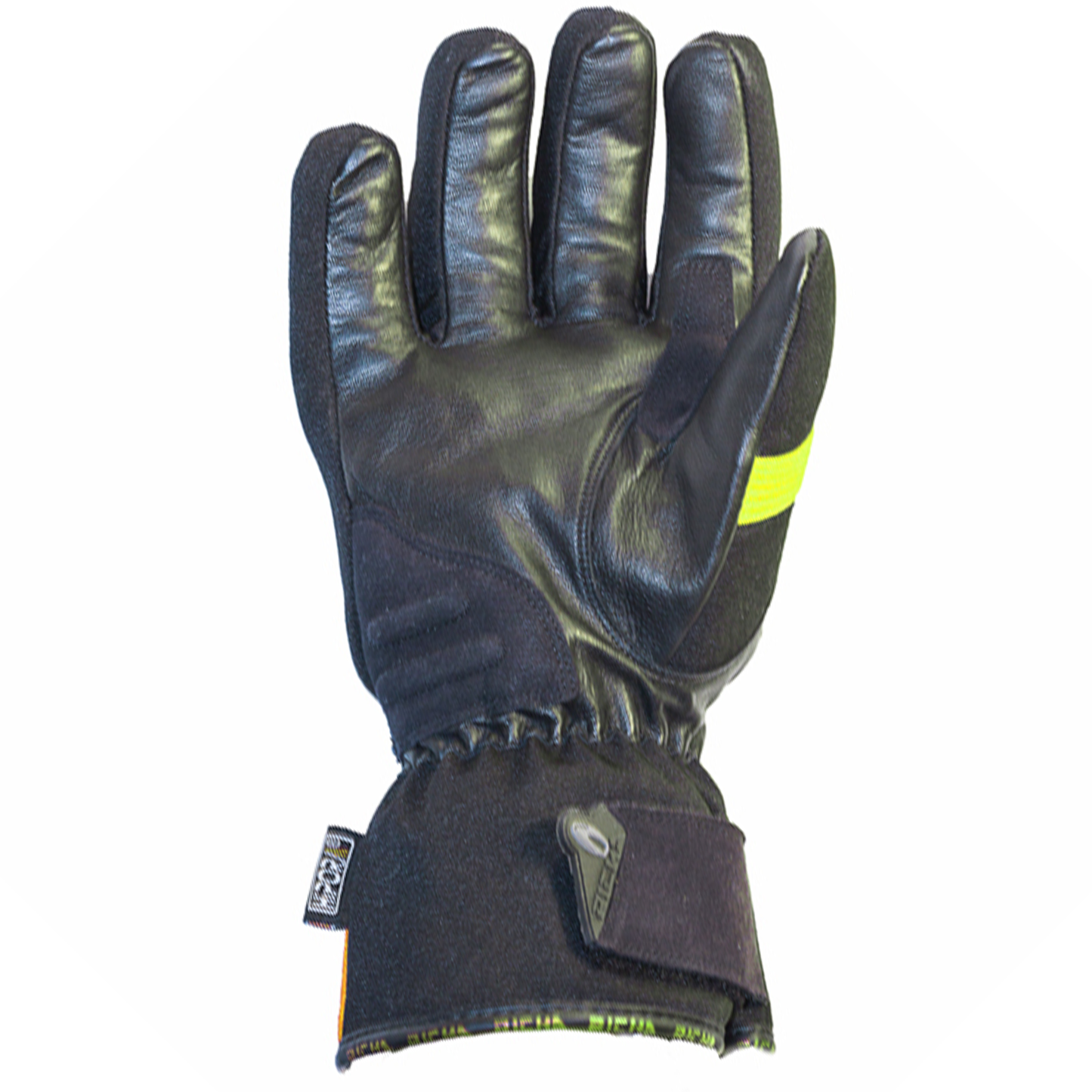 Richa Peak Gloves - Black/Flo Yellow