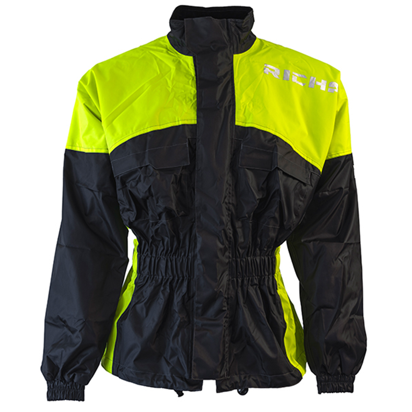 Richa Rain Warrior Jacket - Black/Flo Yellow