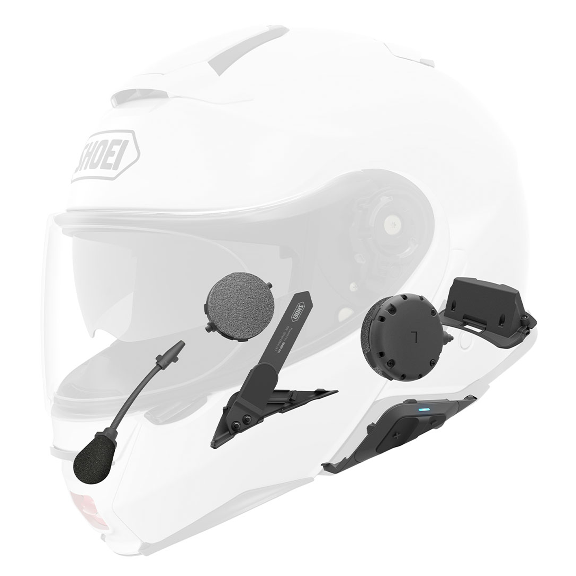 shoei gt air 2 sena mesh SRL for 2/Neotec 2/J-Cruise Communication System – Gear Change Online 1DX WinCraft Sports Snack Helmet Color:Khaki Max Suitable 14.1
