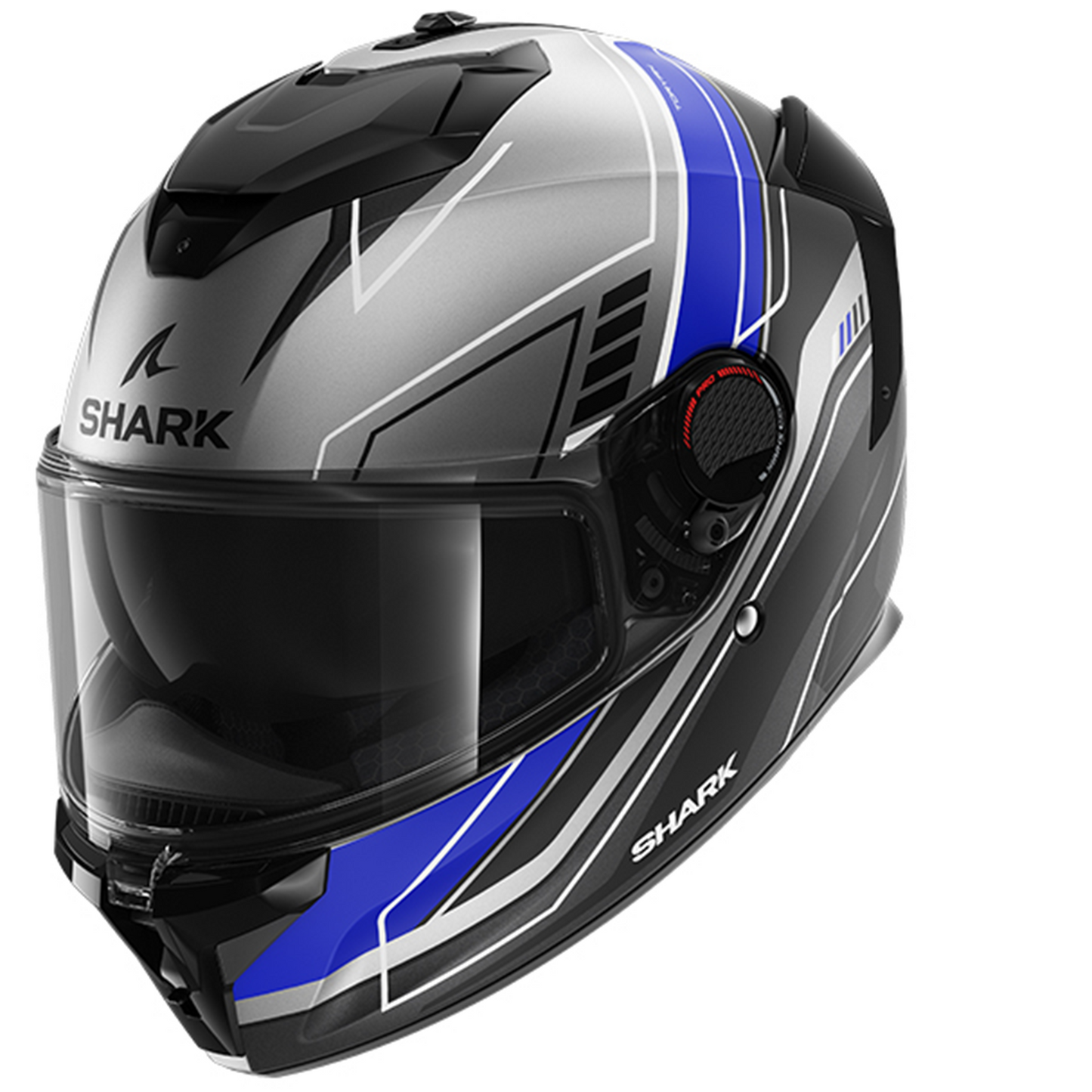 Shark Shark Spartan GT Pro - Toryan Mat ABK -  Free Dark Visor - Side View