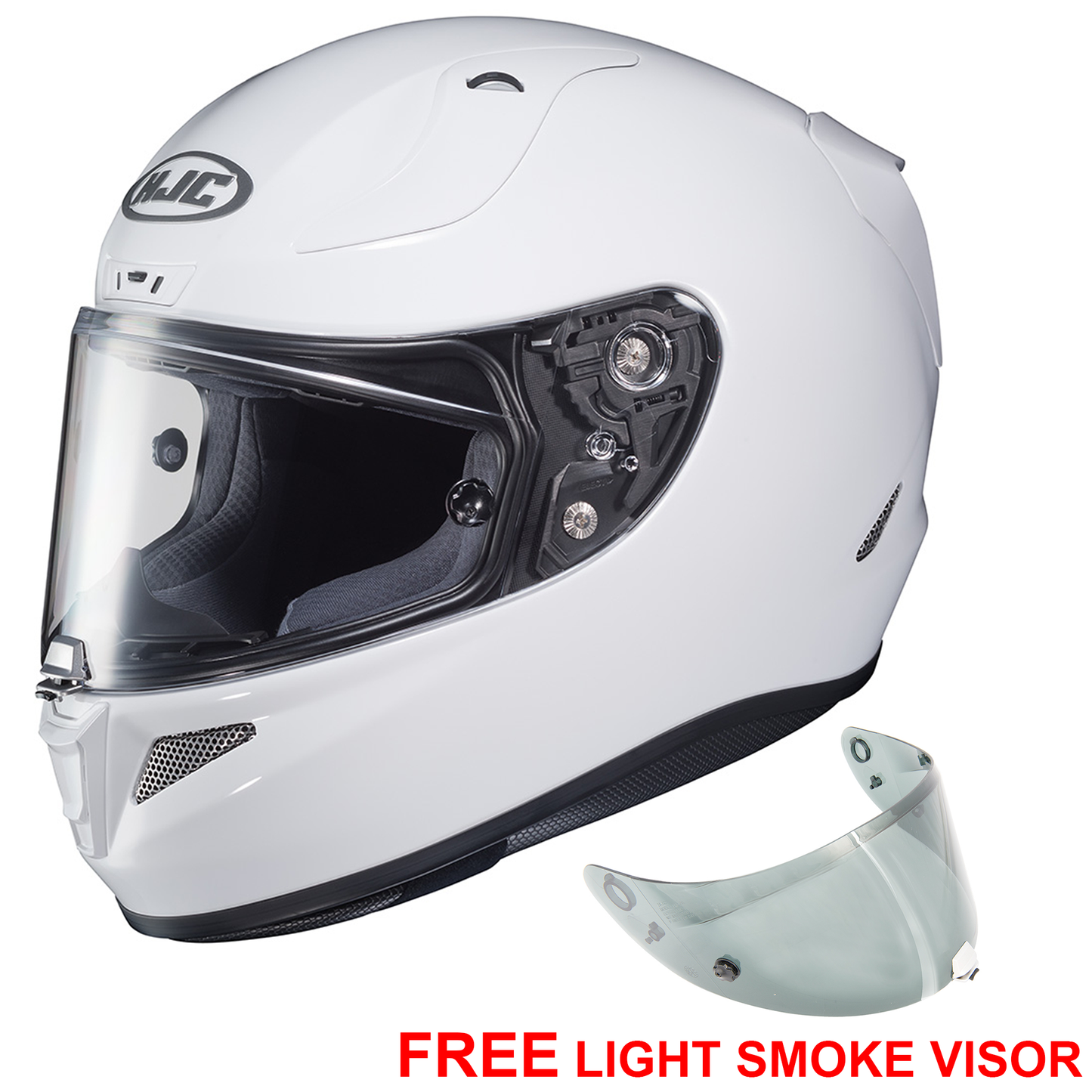 HJC RPHA 11 - Pearl White - Includes Free Light Smoke Visor