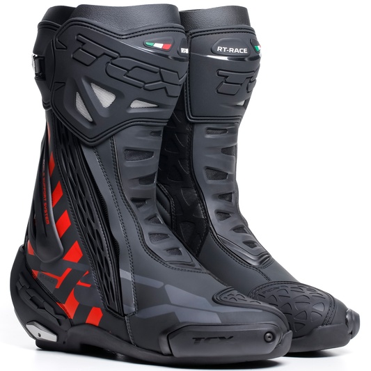 TCX RT-Race Boots - Black/Red 606