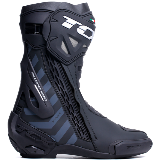 TCX RT-Race Boots - Black/Dark Grey 42C